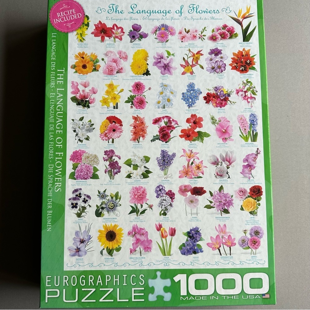 EUROGRAPHICS 1000pc The Language of Flowers Puzzle